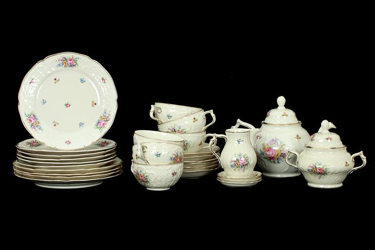 SERVISDELAR, 23 delar, porslin, Rosenthal "Sans souci".