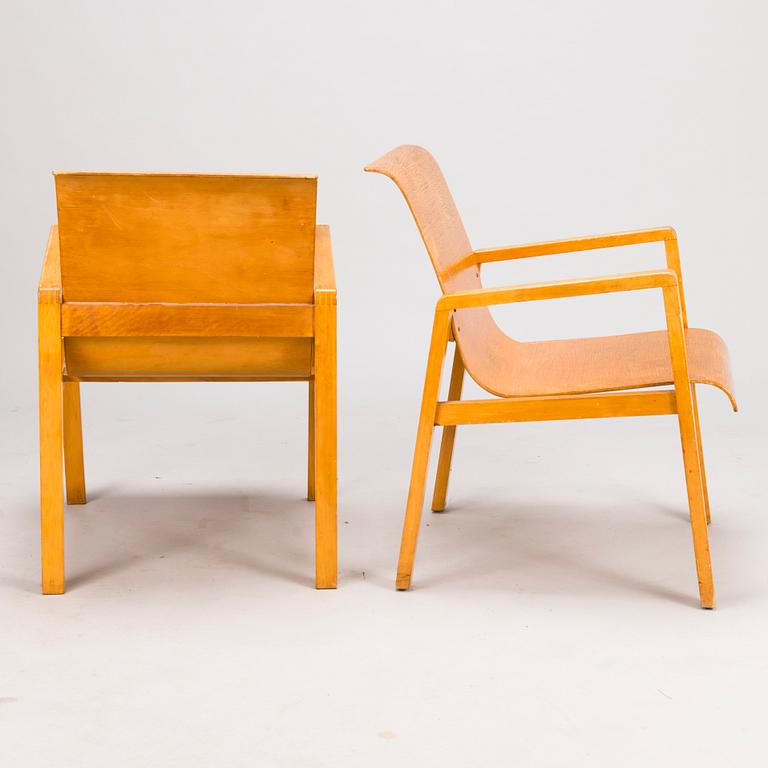 ALVAR AALTO, nojatuolipari, malli 403, O.Y. Huonekalu-ja Rakennustyötehdas A.B. 1940-luvun loppu.