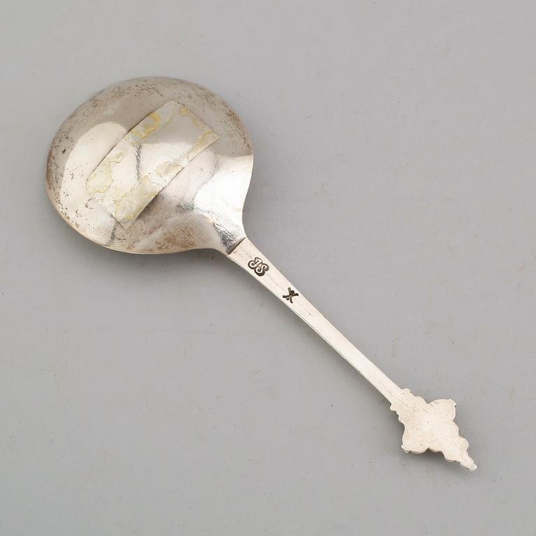 SKED, silver, Jöran Stammer, Jönköping 1729-1754. Vikt ca 33 gram.