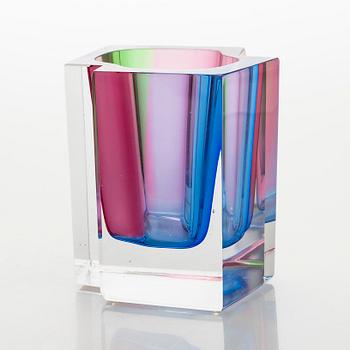 Helena Tynell, a glass vase, signed Helena Tynell Riihimäen Lasi Oy.