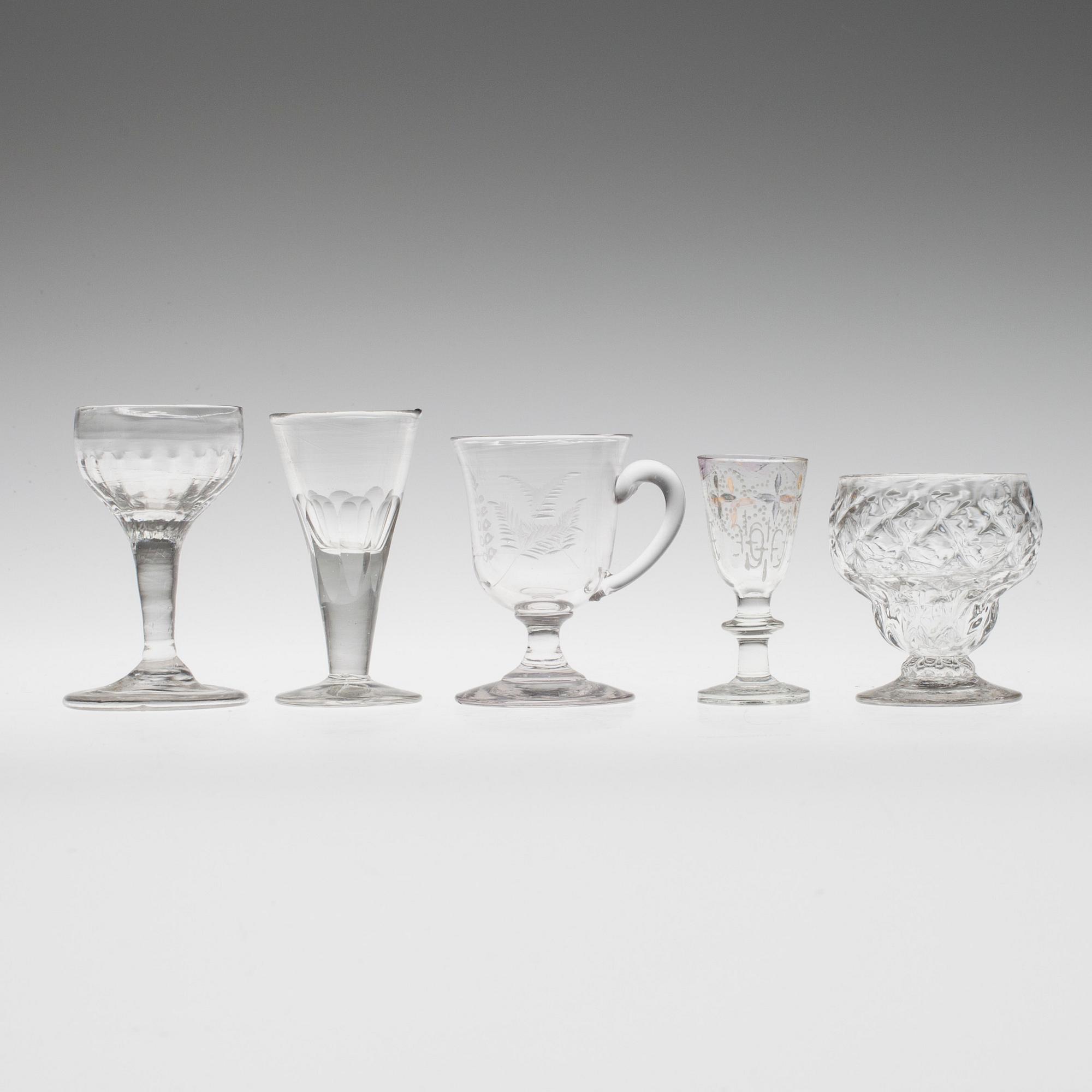PARTI GLAS, 18 st, 1800- och 1900-tal.