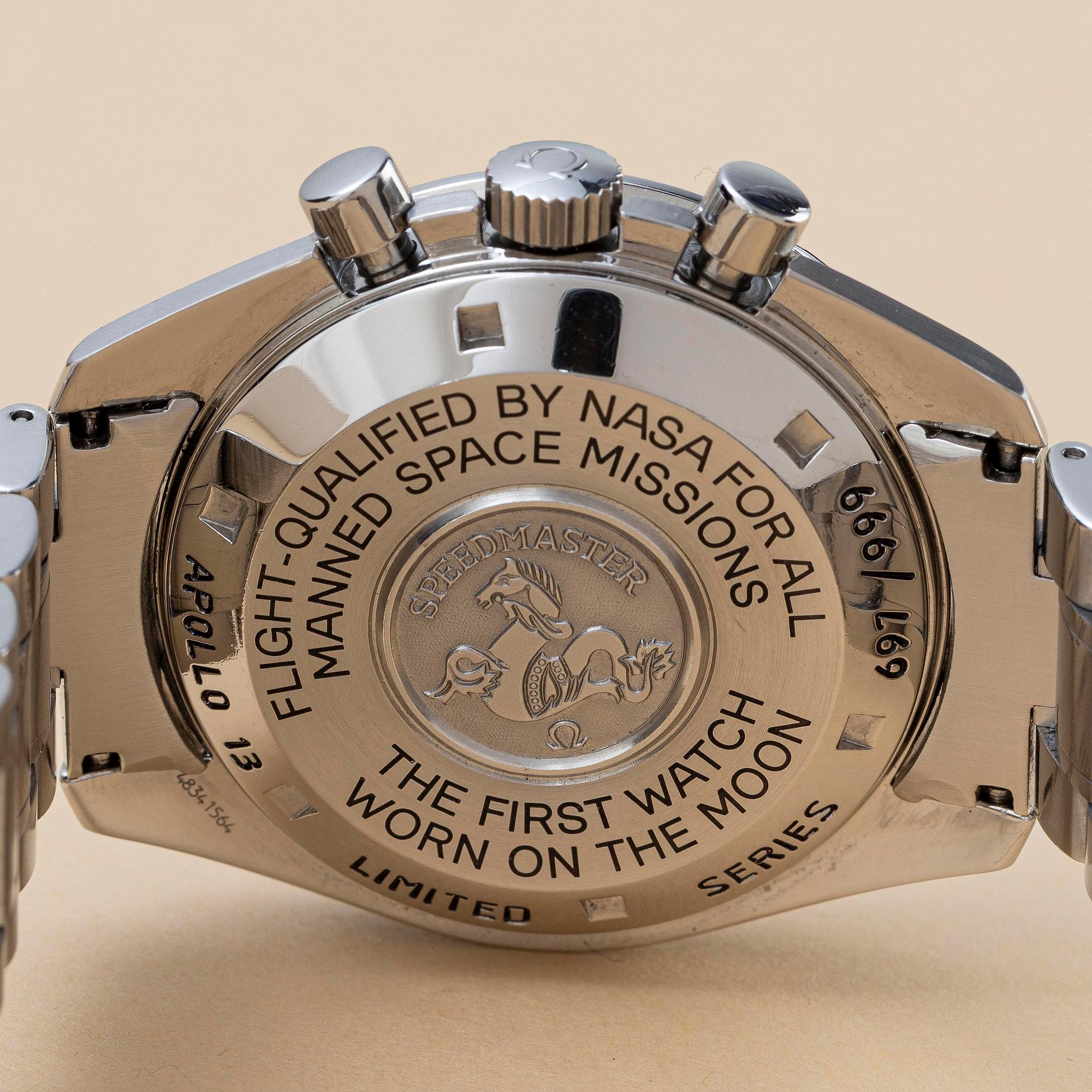 Omega, Speedmaster, Moonwatch, Professional, "Apollo XIII" 25th Anniversary, "Limited Edition", ca 1996.