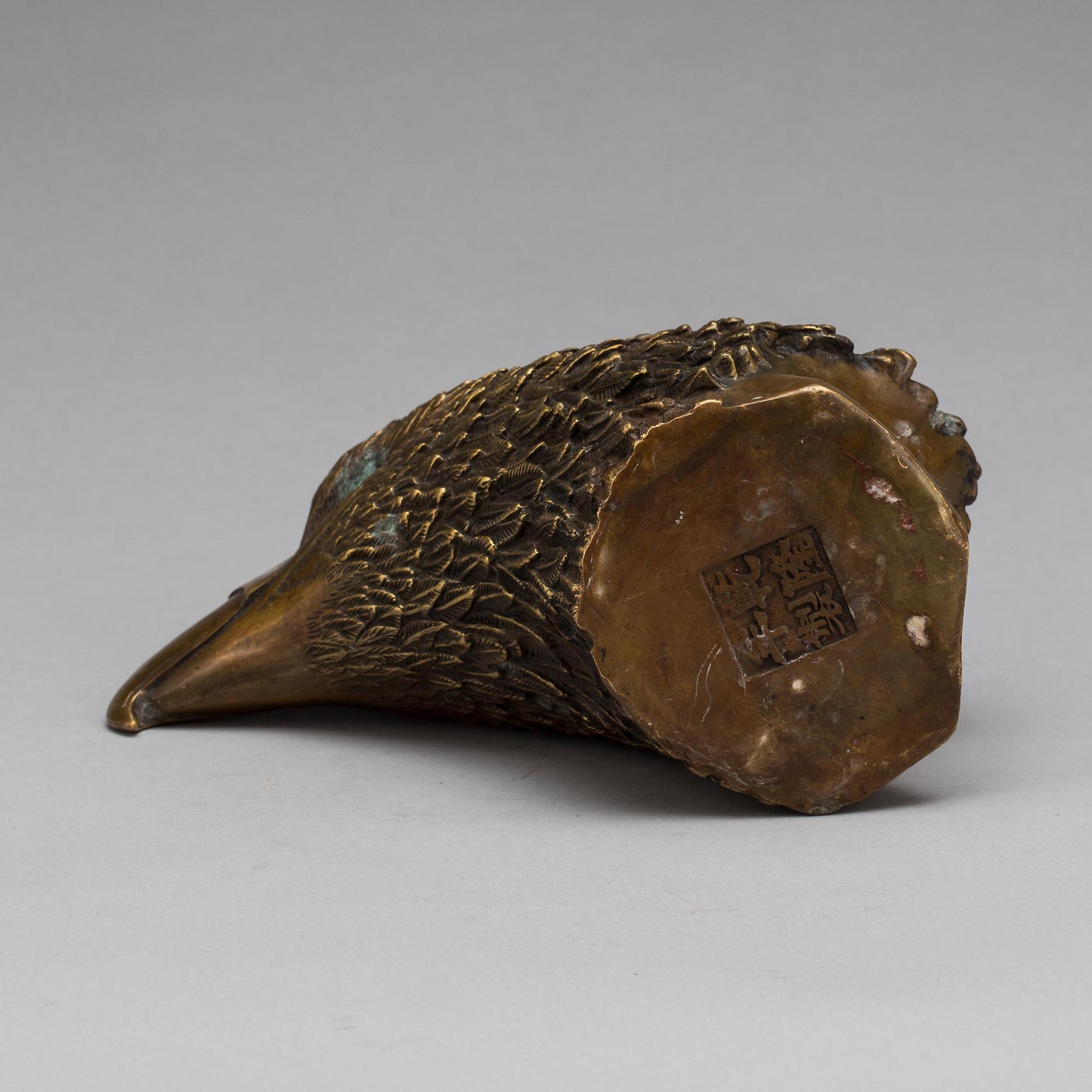 SKULPTUR, brons, Kina, 1900/2000-tal.