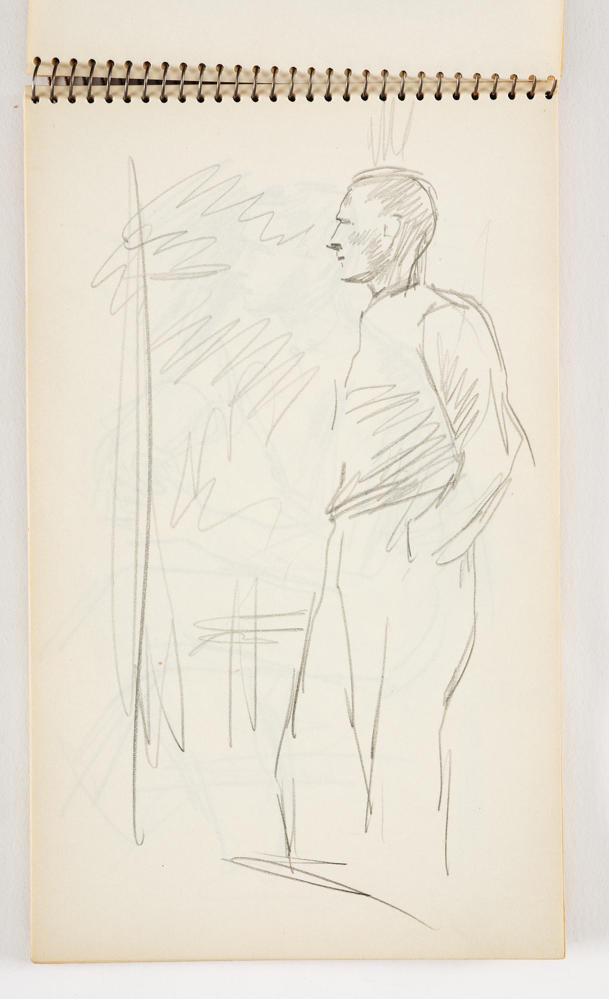 Lotte Laserstein, 3 skissböcker med blyertsteckningar.