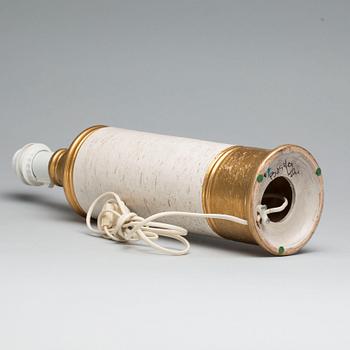 BORDSLAMPA, Bergboms, 1900-talets andra hälft.
