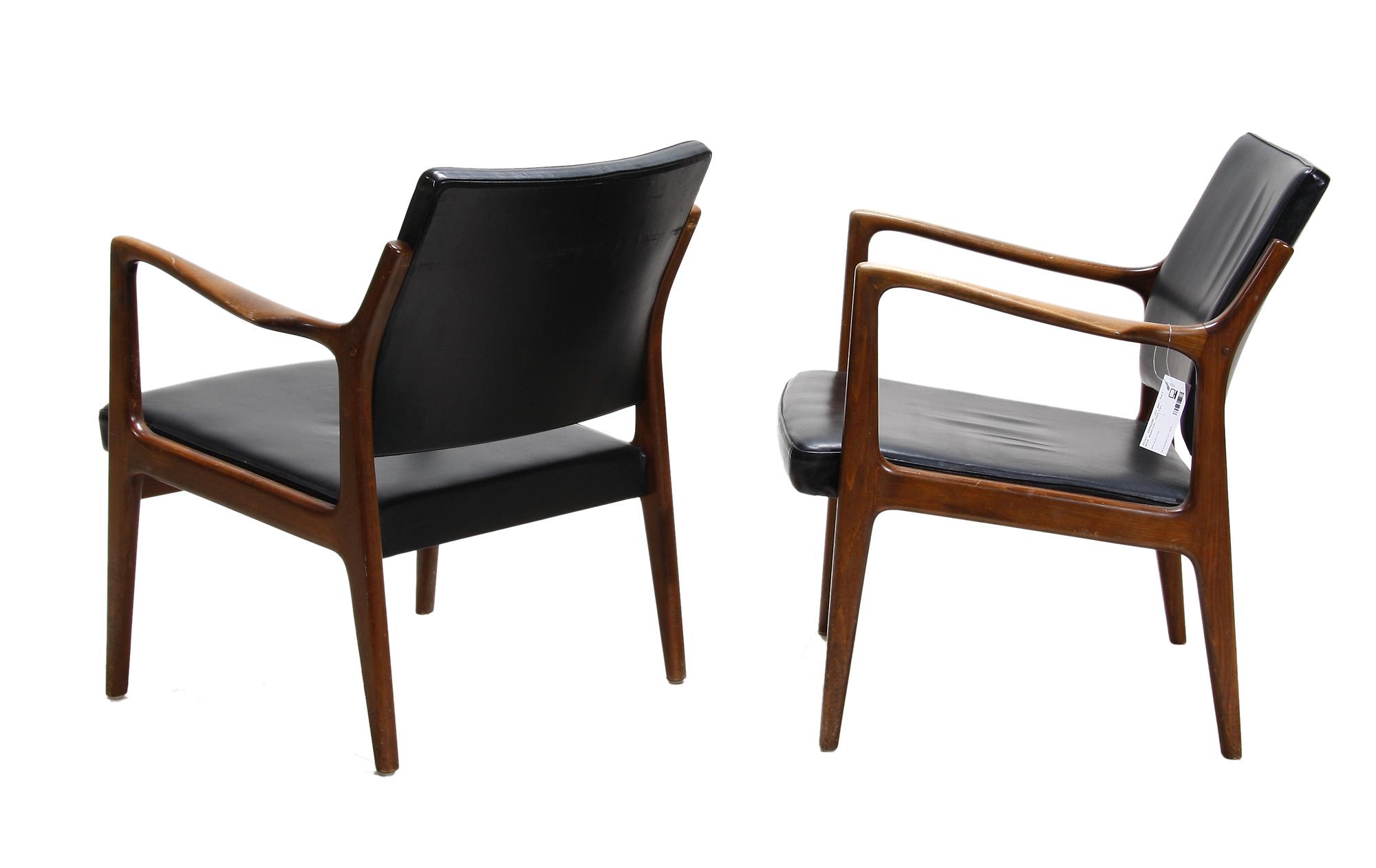 FÅTÖLJER, ett par, Karl Erik Ekselius, 1960-tal.