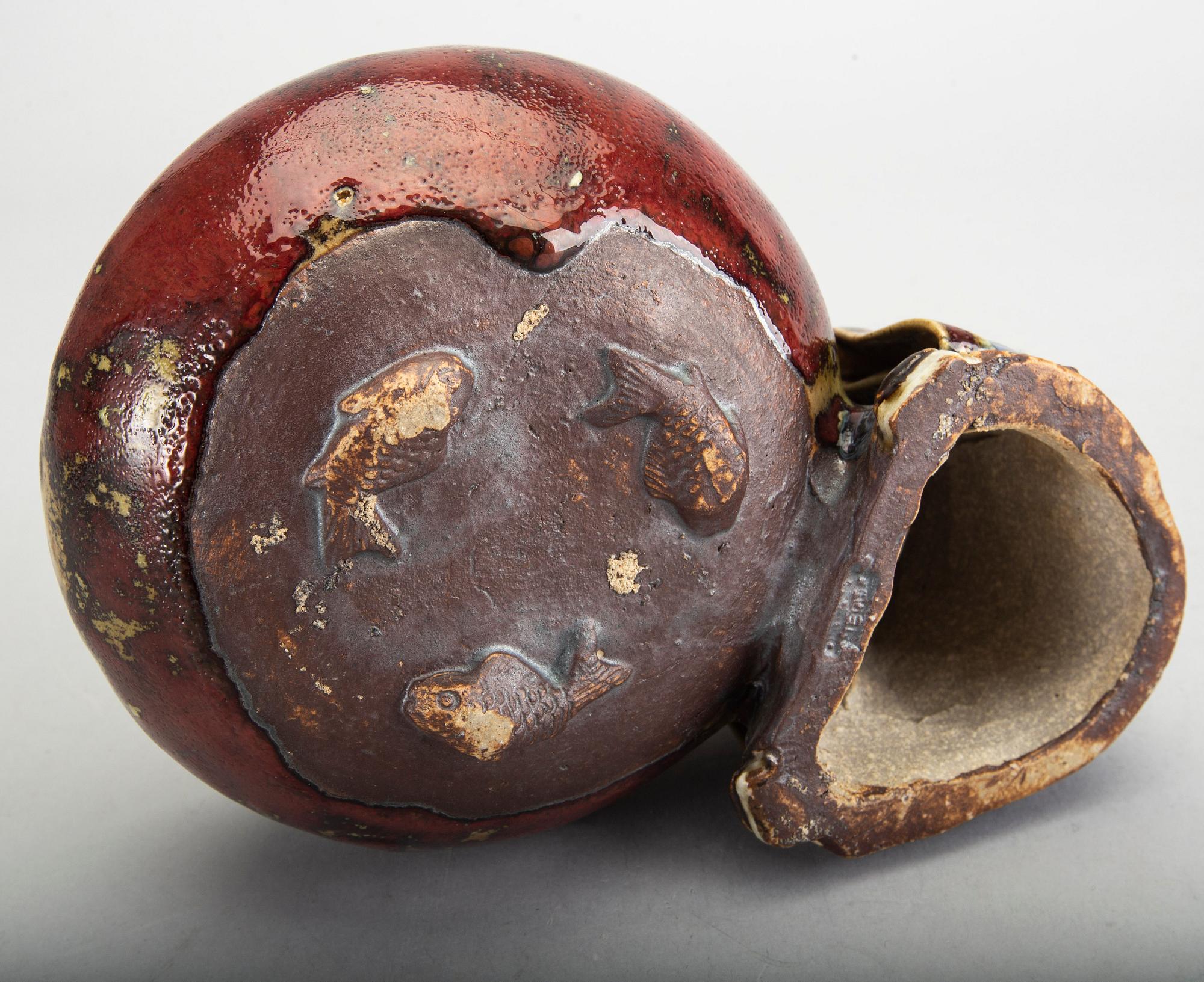 A Japanese 20th century signed porcelain figurine.