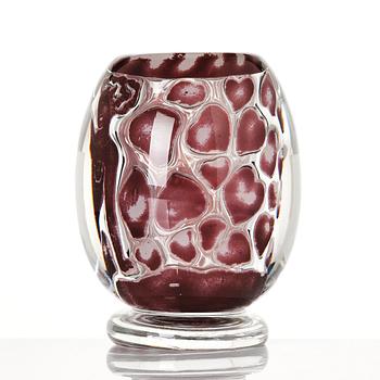 Edvin Öhrström, vas, glas, ariel, Orrefors 1950.