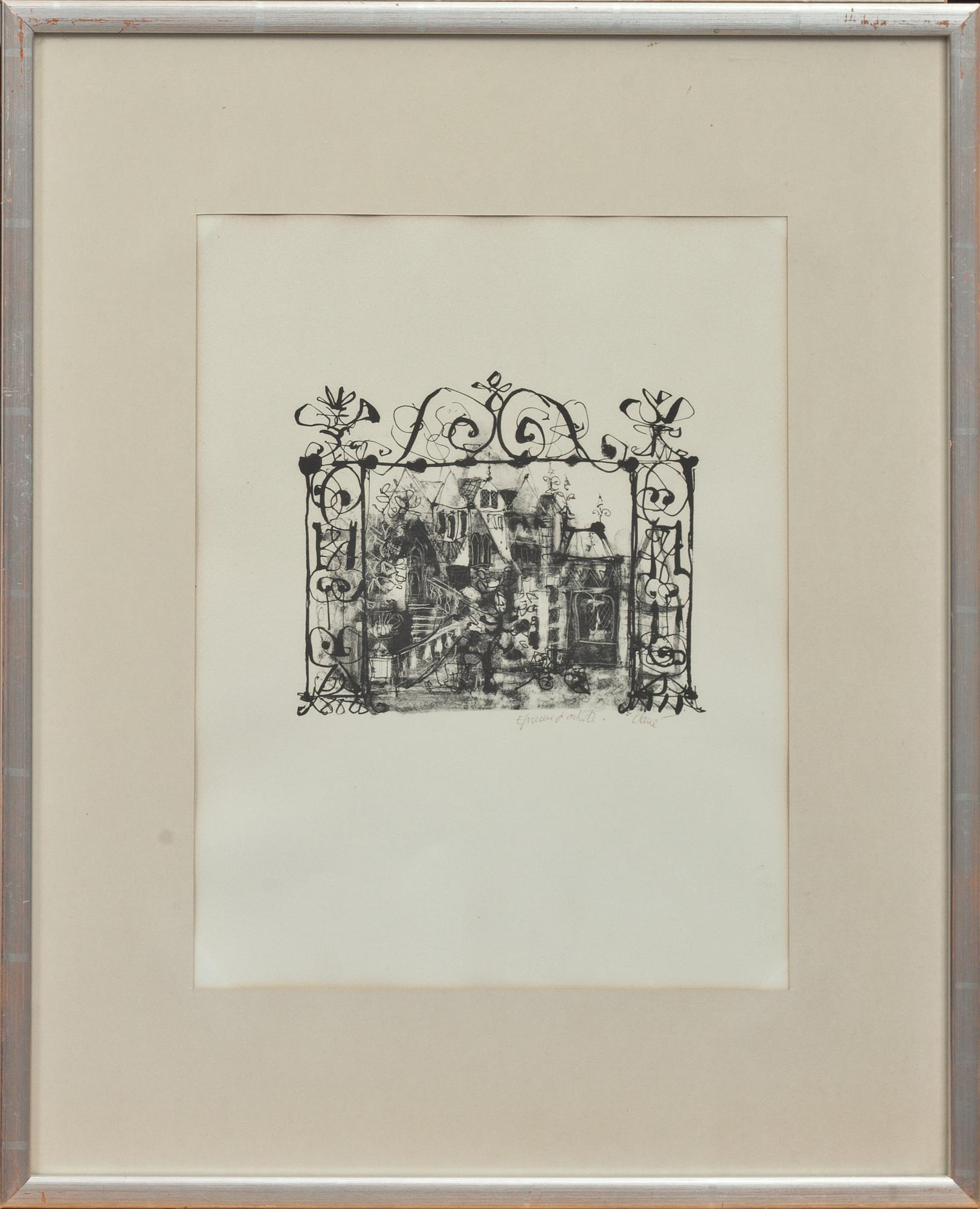 ANTONI CLAVÉ, litografi, signerad, Epreuve d´artiste.