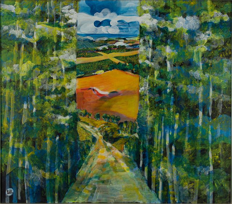 Bengt Arne Linderos, Grönskande landskap.