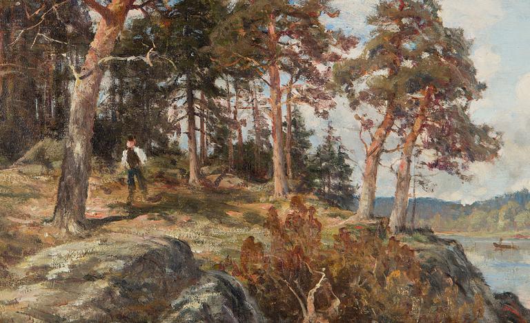 Berndt Lindholm, The Man on the Forest Path.