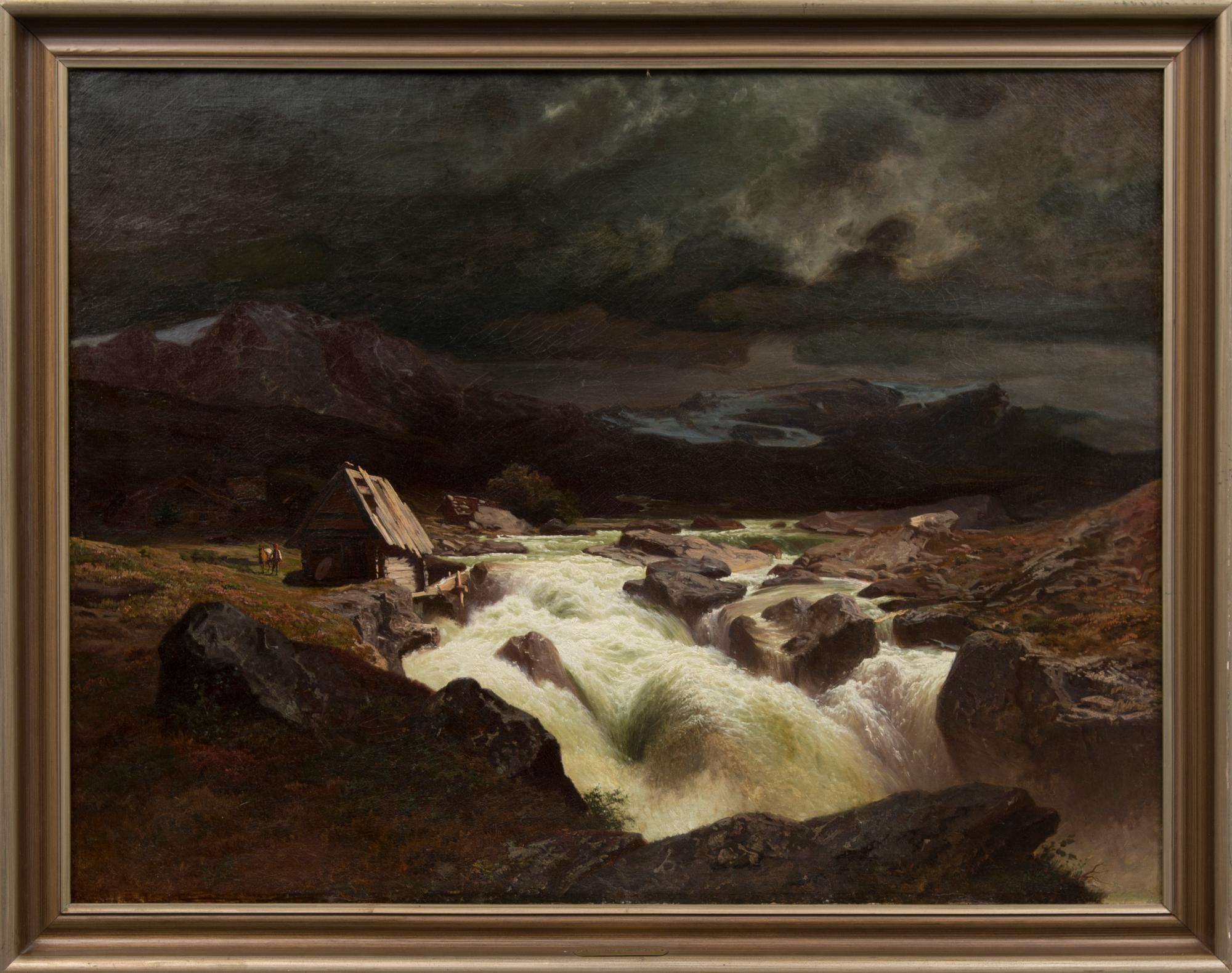 HUGO KNORR, LANDSKAP FRÅN NORGE.