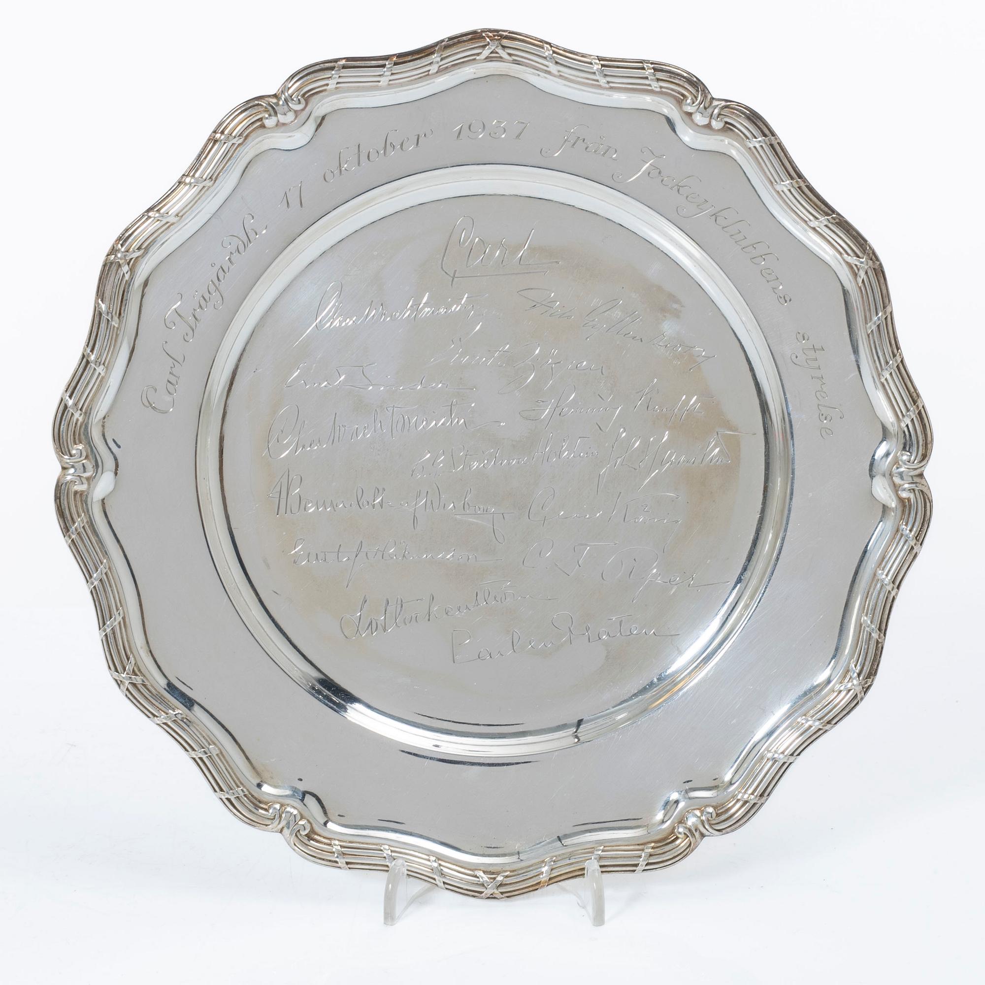 Dishes, 6 pcs, silver, Sweden, first half of the 20th century.