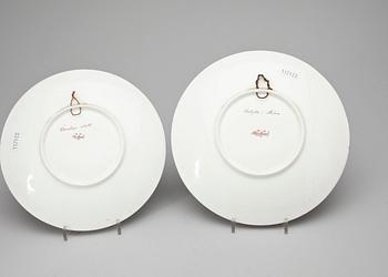 PARTI PRYDNANDSFÖREMÅL, 18 delar, porslin. 1900-tal.