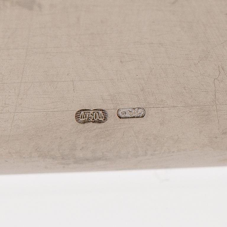 WRISTWATCH, Paterk Philippe 3553, 18K white gold, 26 diamonds. Original certificate. Manufactured 1976.