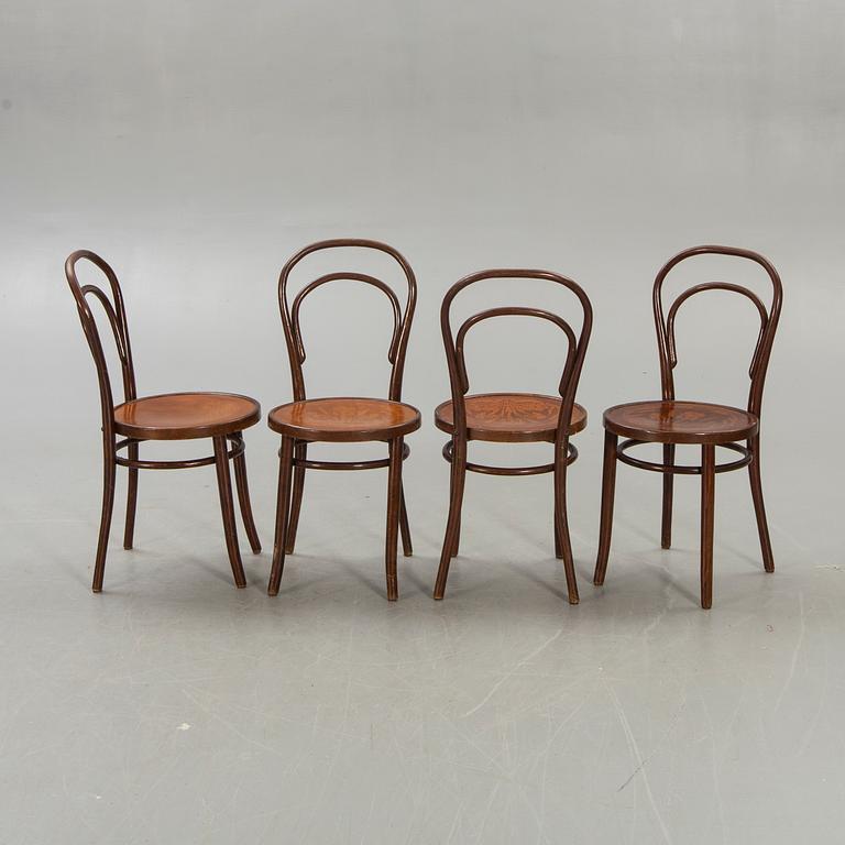 Chairs, 8 pcs, bentwood, first half of the 20th century.