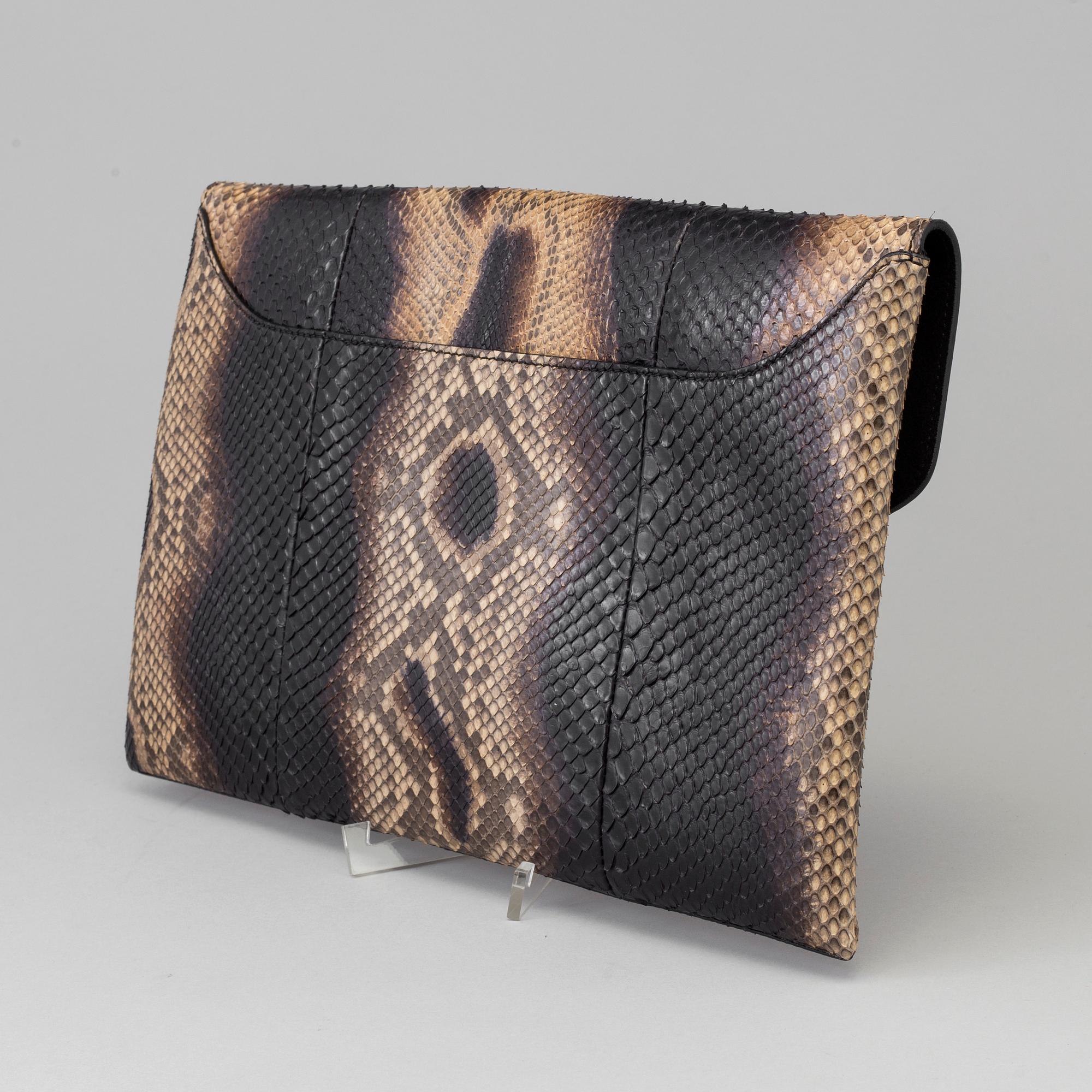 Givenchy Antigona Python Envelope Clutch.