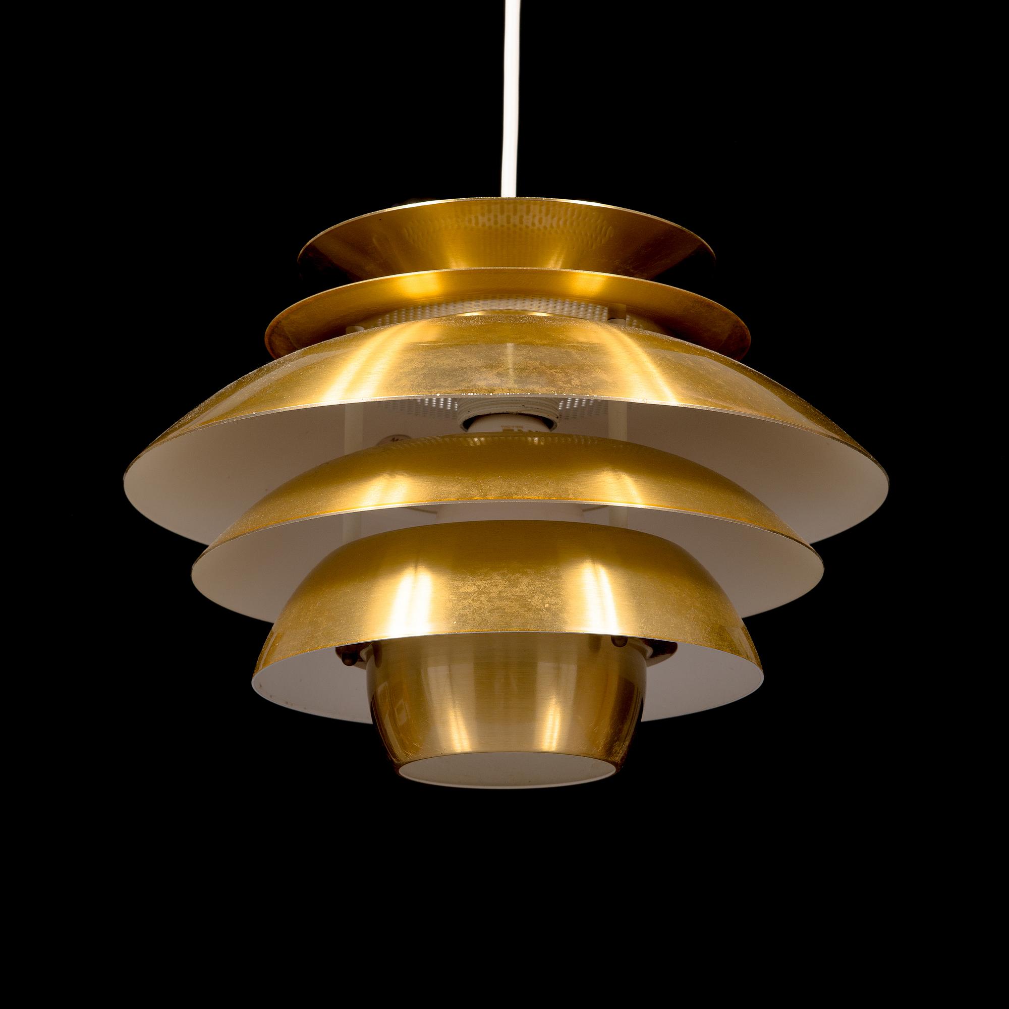 A "Verona" ceiling lamp by Sven Middleboe for Fog & Mörup, Denmark, second half of the 20th century.