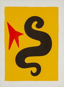 ALEXANDER CALDER, efter, färglitografi, ur Derrière le Miroir no 195, 1971.