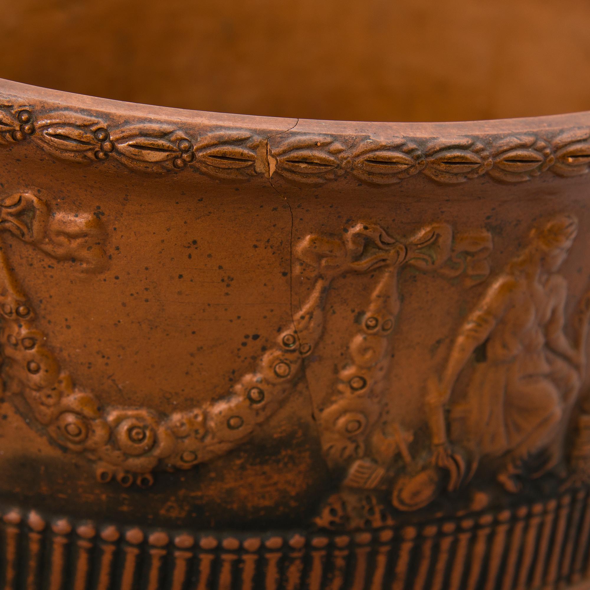 An Empire earthenware paté form, early 19th Century.