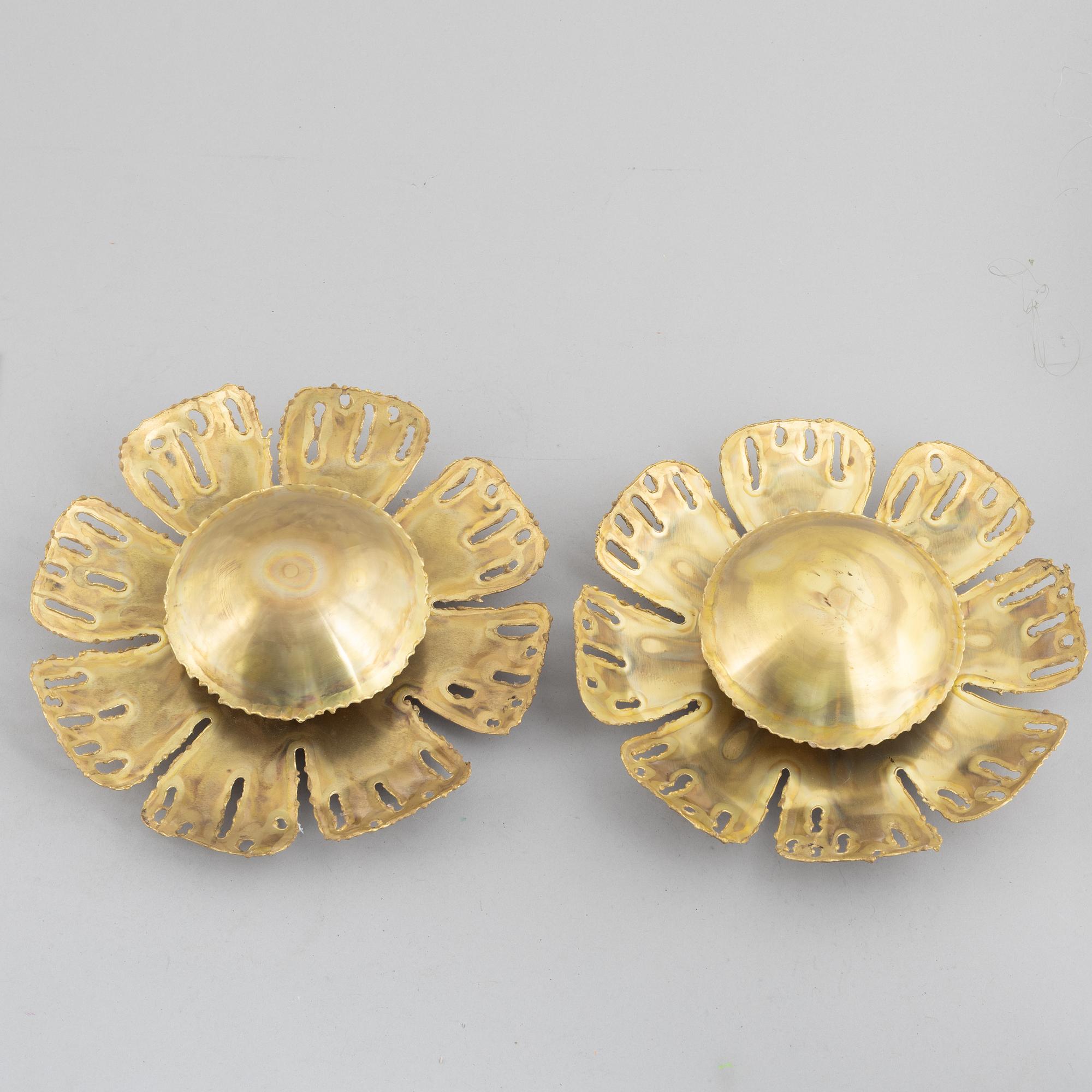 Svend Aage Holm Sørensen, a pair of wall/ceiling lamps, Holm-Sørensen & Co, Denmark.