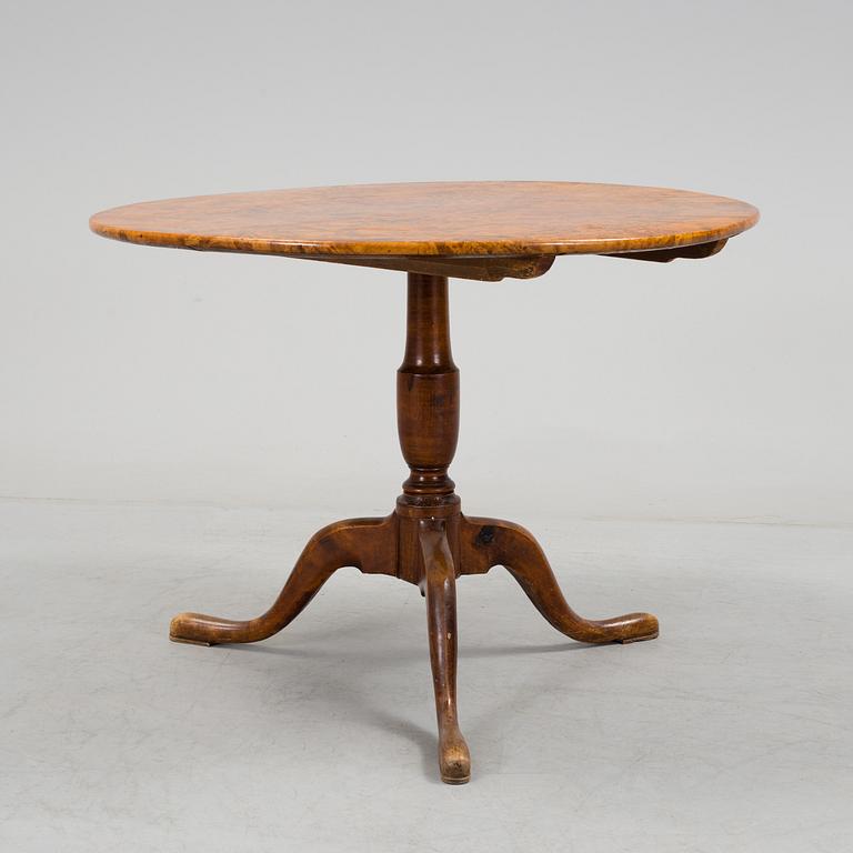 A Swedish 18th century tilt-top table by J Sjölin, master 1767-1785.