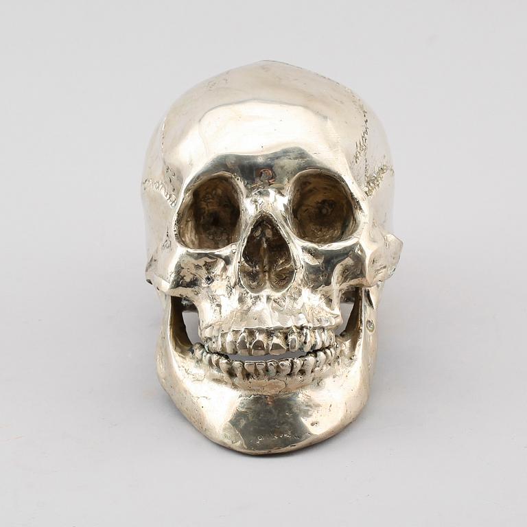 SKULPTUR, försilvrad metall, 1900-talets andra hälft.