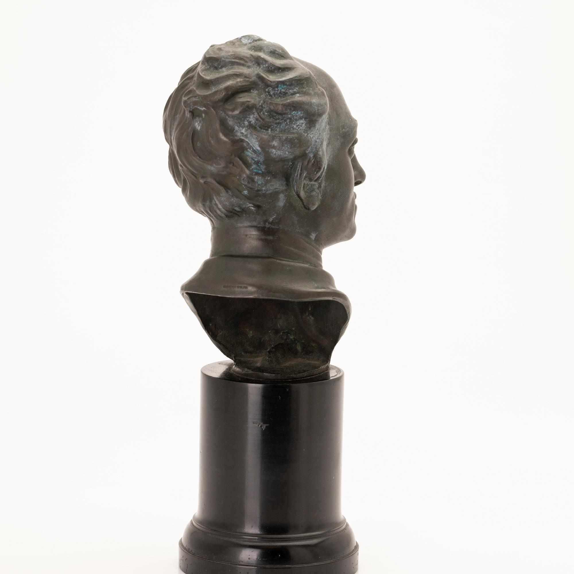 Jacques-Philippe Bouchardon, after, sculpture, bronze. Foundry stamp Otto Meyers konstgjuteri.