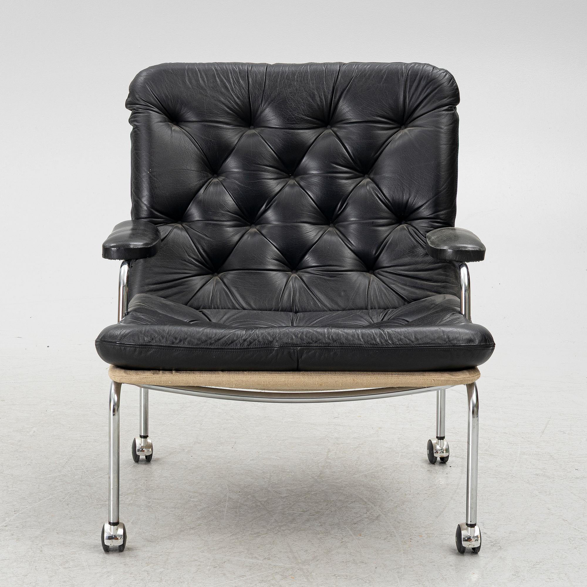 Pethrus Lindlöf, an 'Åsa' armchair, Lammhults, Sweden, 1970's.