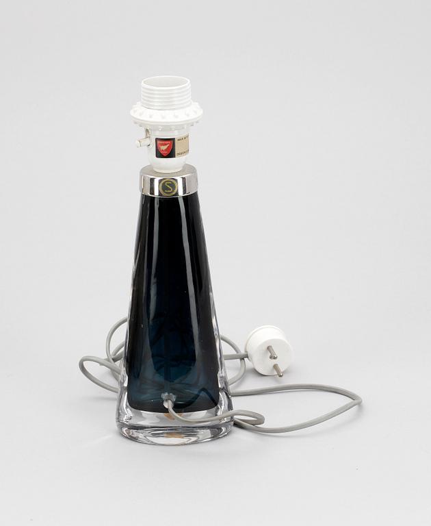 BORDSLAMPA, glas, Carl Fagerlund, Orrefors, RD 1566.