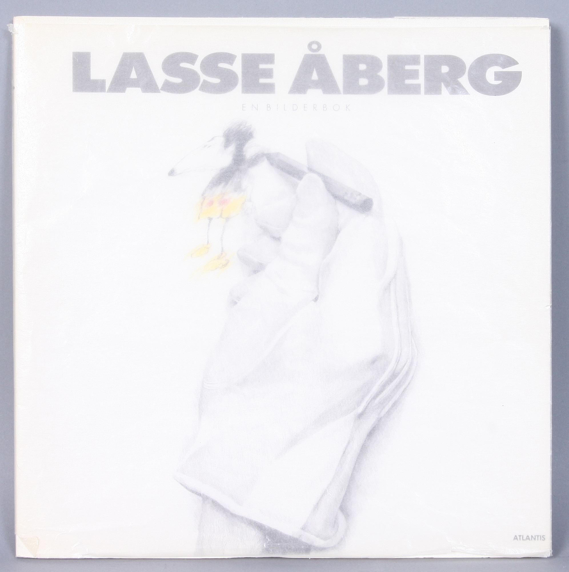 LASSE ÅBERG, färglitografi sign, samt BILDERBOK, Atlantis.