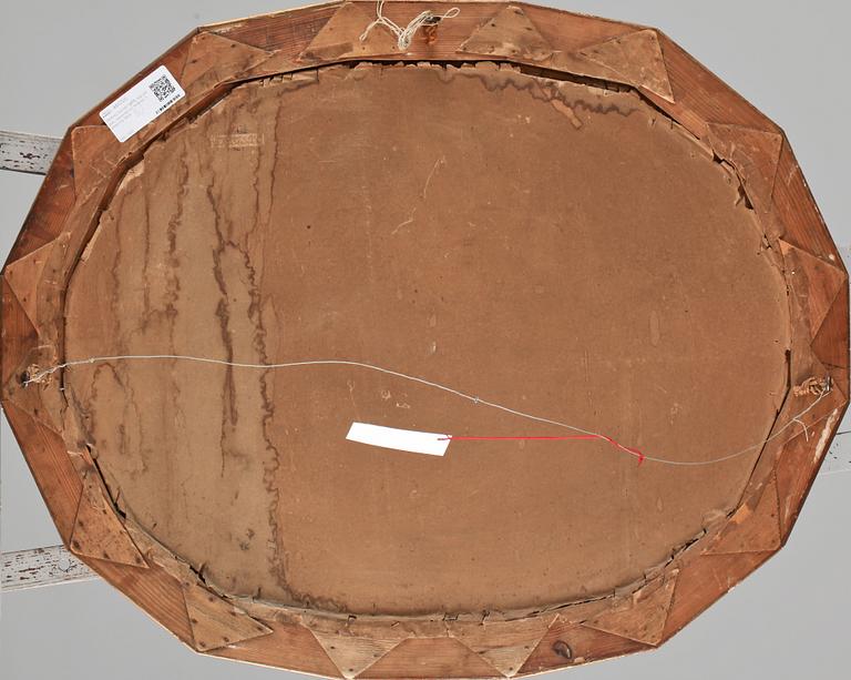 OKÄND KONSTNÄR, olja på duk, signerad A . Worner ?, omkring 1900.