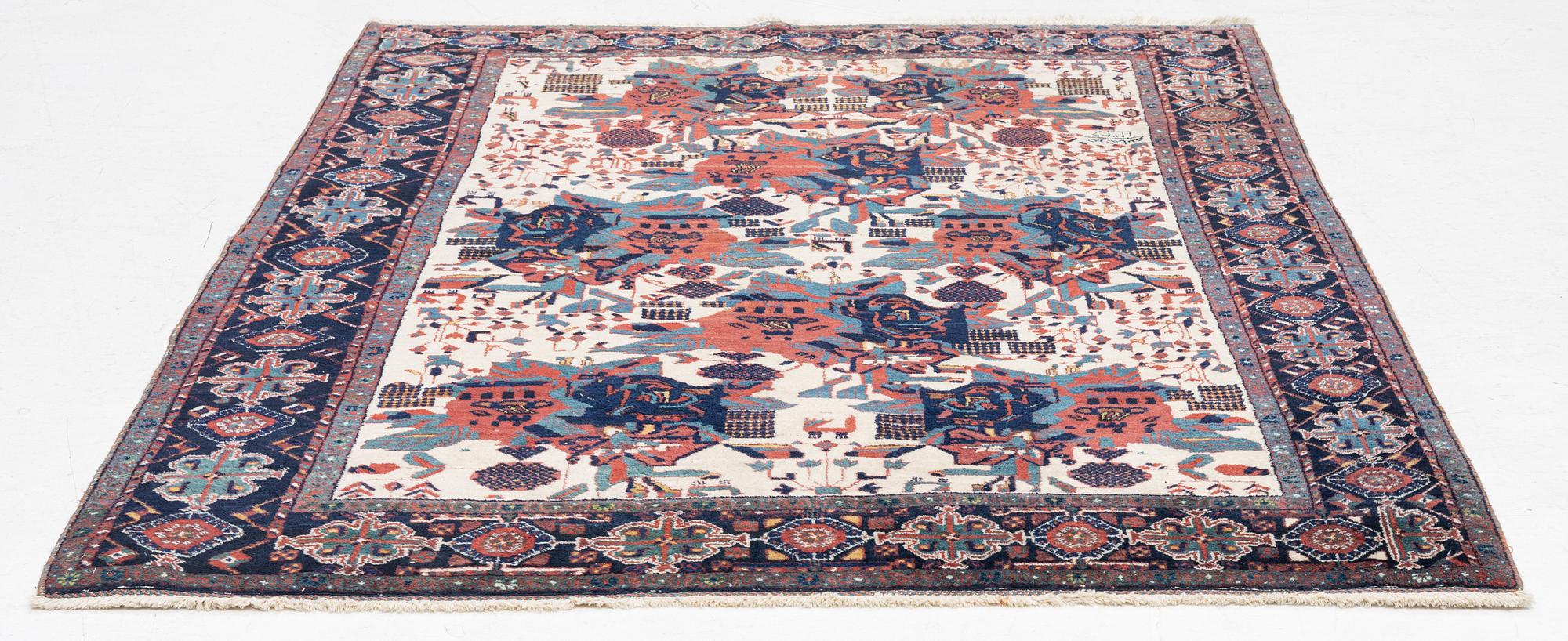 Matta ,semiantik Afshar, sydöstra Iran, ca 190 x 145 cm.