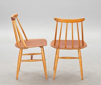 STOLAR, 6 st, "Fanett", Ilmari Tapiovaara, Edsbyverken, 1950/1960-tal.