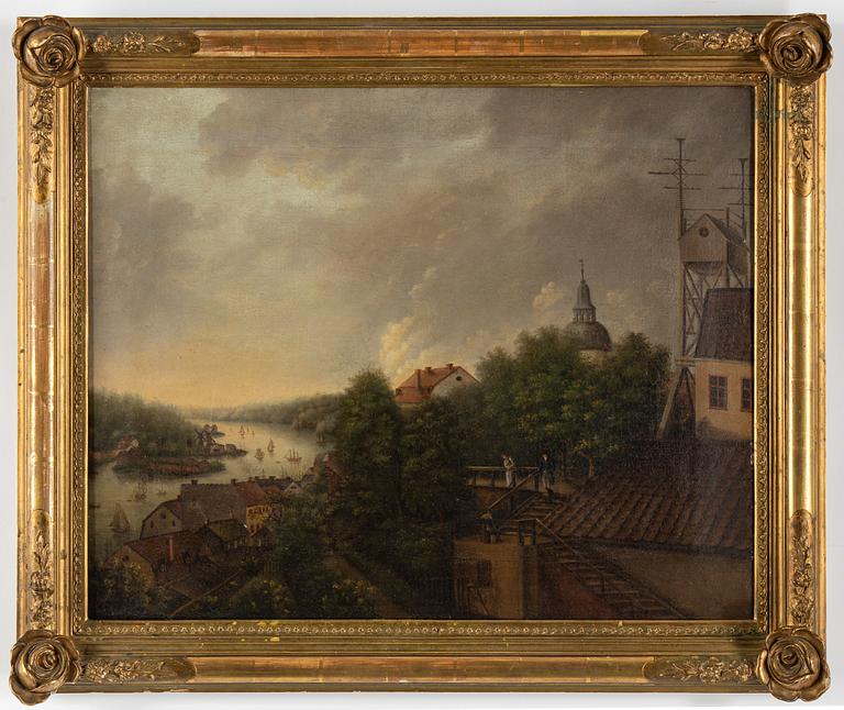 SVENSK KONSTNÄR, OMKRING 1830. Olja på duk.