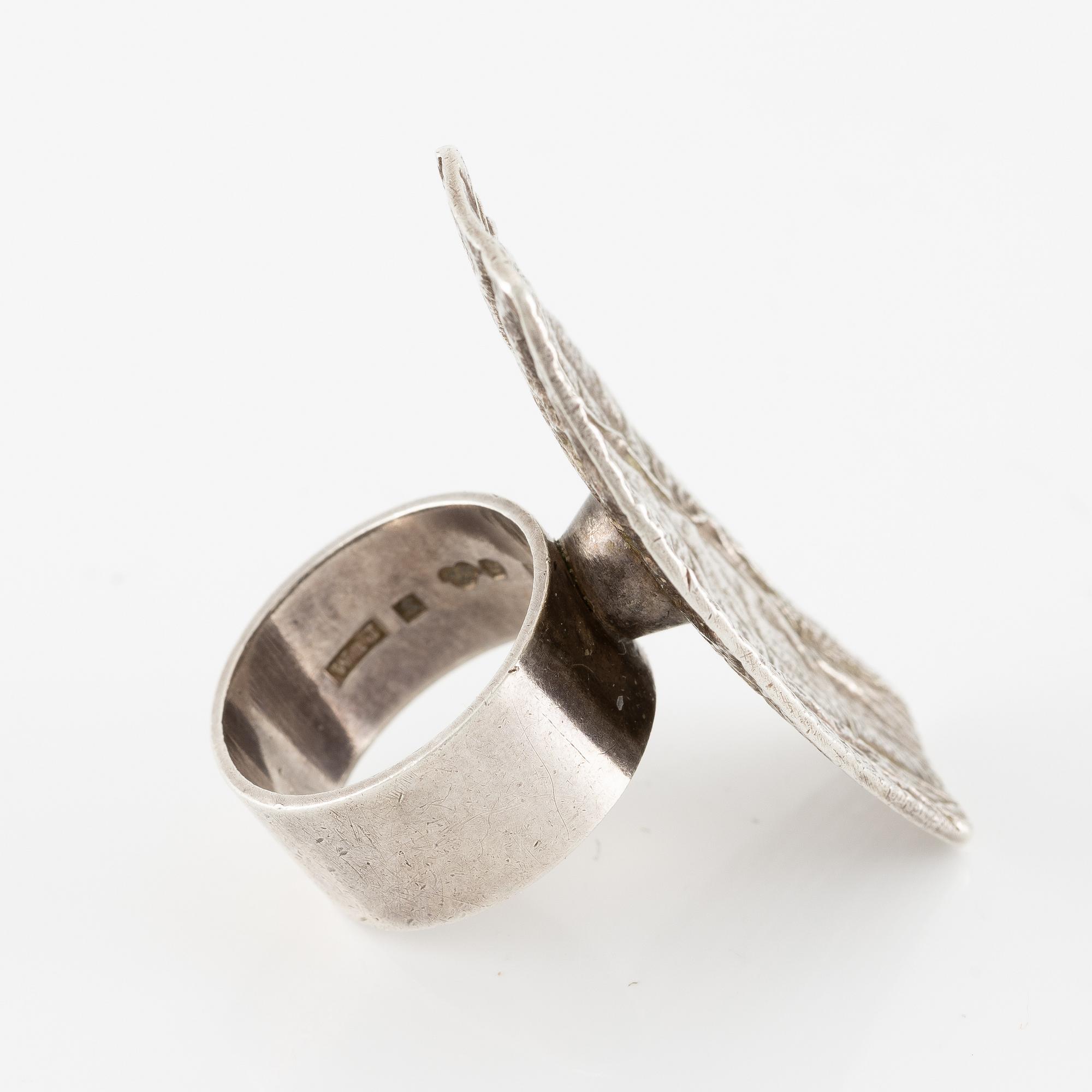 Ring, Waldemar Jonsson, silver.