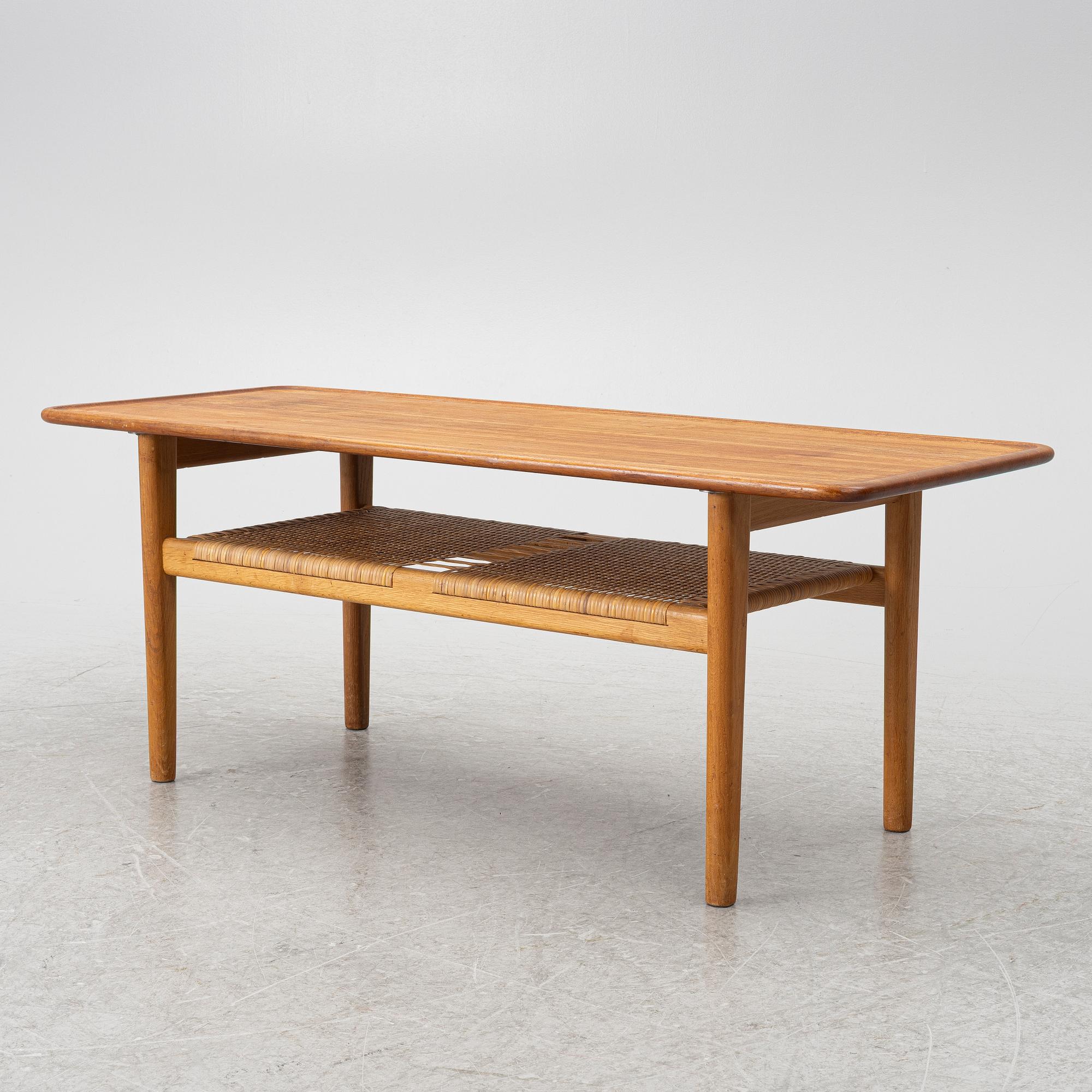 Hans J. Wegner, A coffee table, Andreas Tuck, Denmark, 1960's.