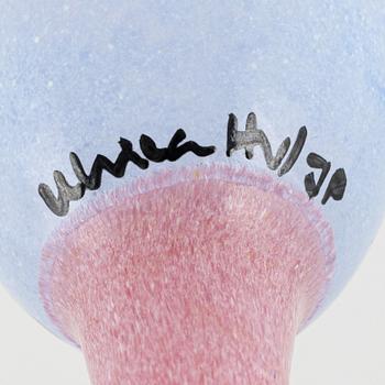 Ulrica Hydman-Vallien, eight glasses, 'Dear', Kosta Boda.