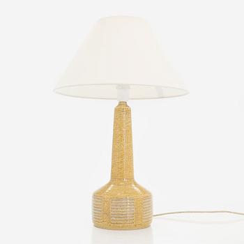 A stoneware table lamp, signed Palshus Danmark.