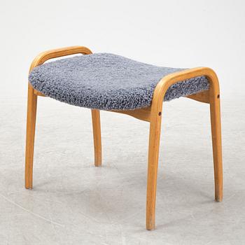 Yngve Ekström, a 'Lamino' oak ottoman, Swedese.