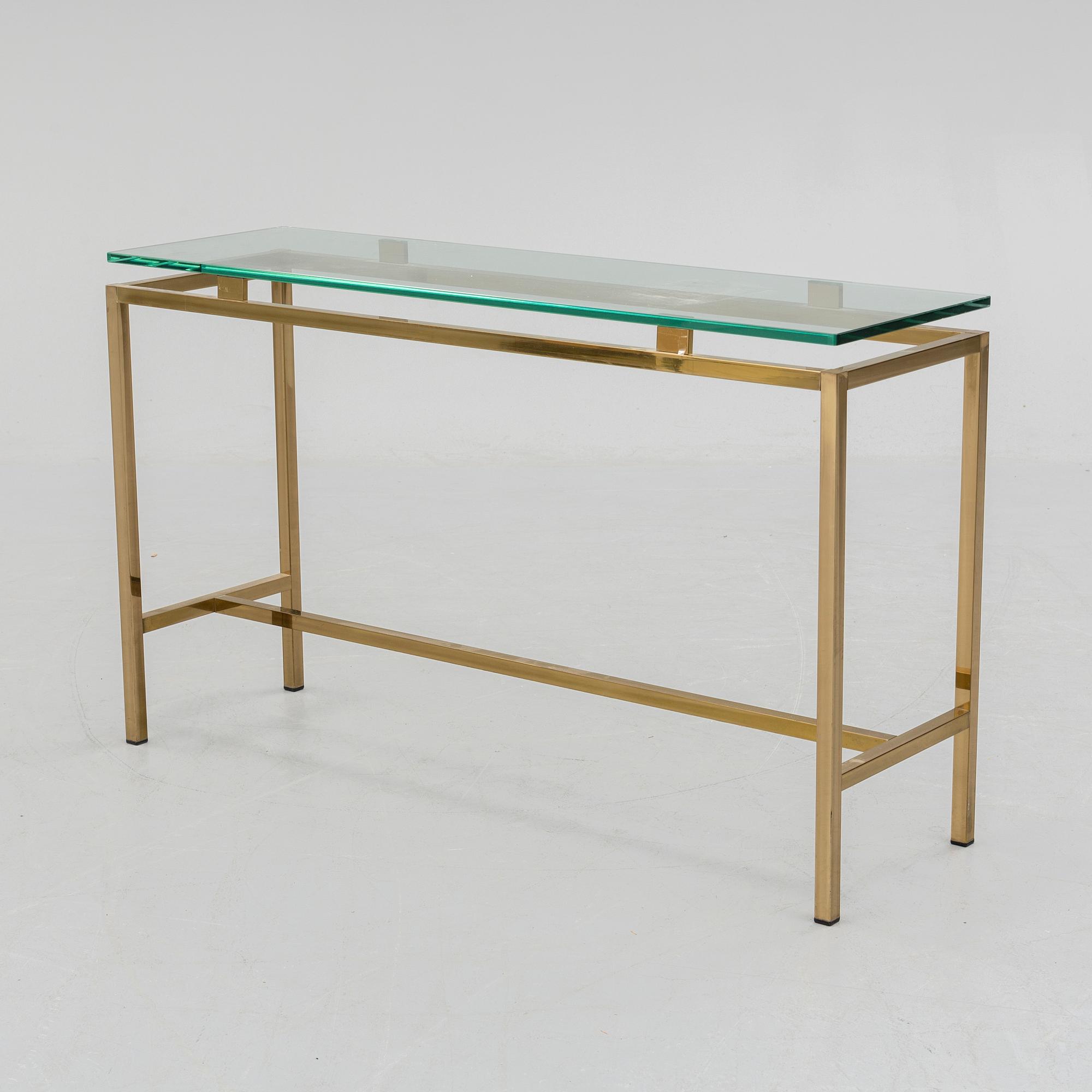 SIDEBOARD, med glasskiva, samtida.