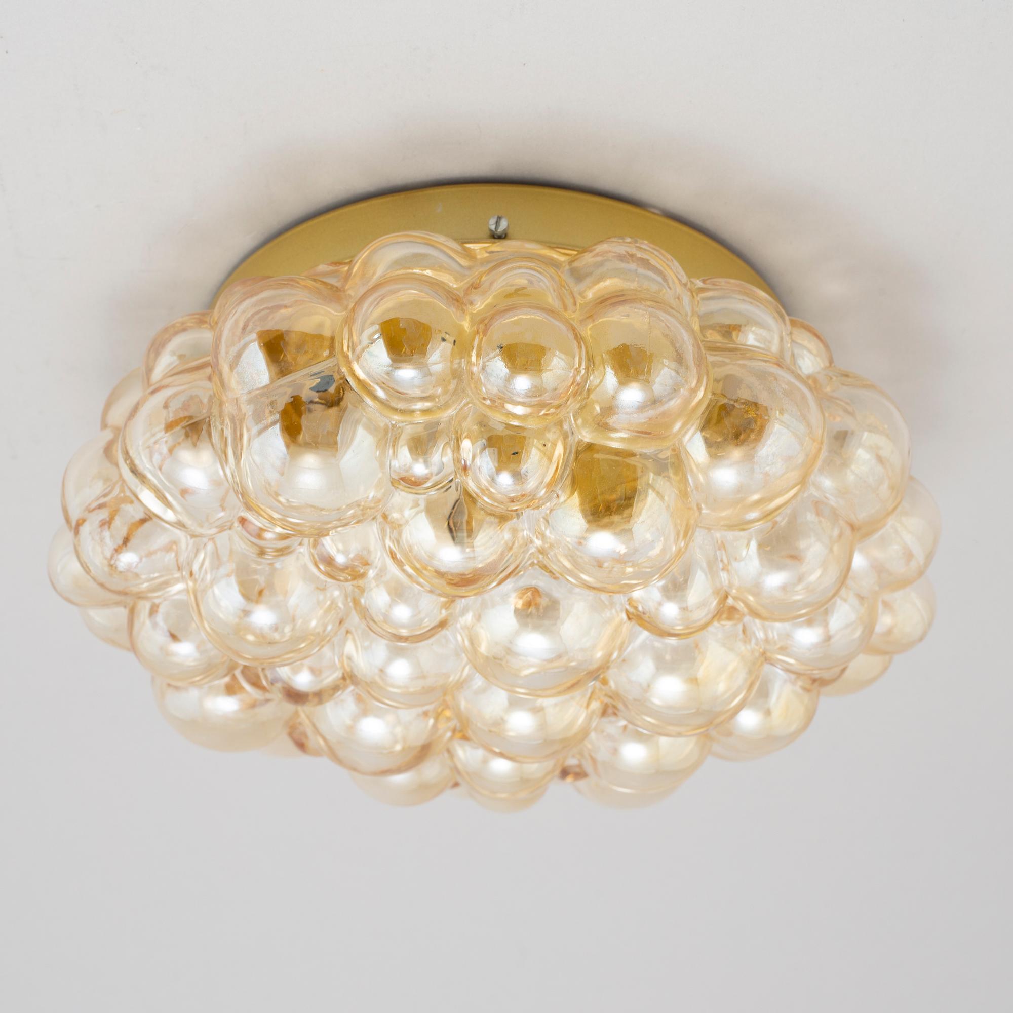 Helena Tynell, a glass ceiling light, Glashütte Limburg, Germany.