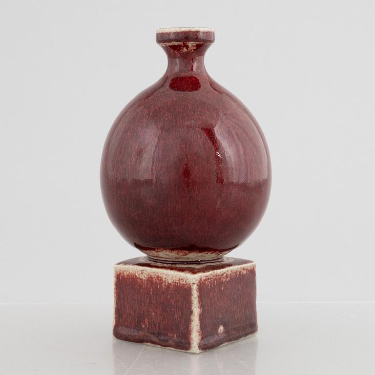 Sven Wejsfelt, a stoneware vase, Gustavsberg Studio 1972.