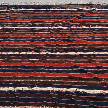 MATTO, flat weave, an old Oriental/North Africa, ca 239 x 160 cm.