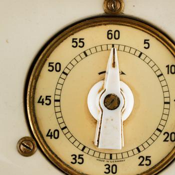 VÄGGUR med TIMER, Junghans, Tyskland, omkring 1900-talets mitt.