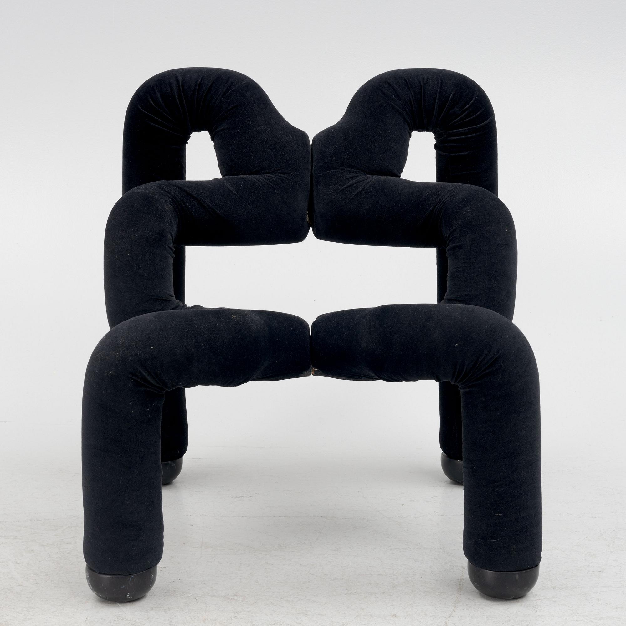 Terje Ekstrøm, fåtölj, "Ekstrem", Stokke Fabrikker, Norge, 1900-talets slut.