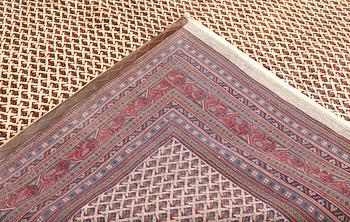 A Sarouk Mir carpet, approx. 405 x 317 cm.