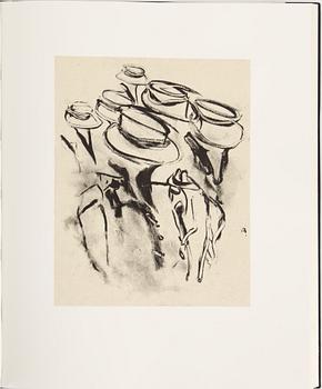 WILLEM DE KOONING, Poems by Frank O'Hara with litographs by Willem De Kooning, signerad och numrerad 174/550.