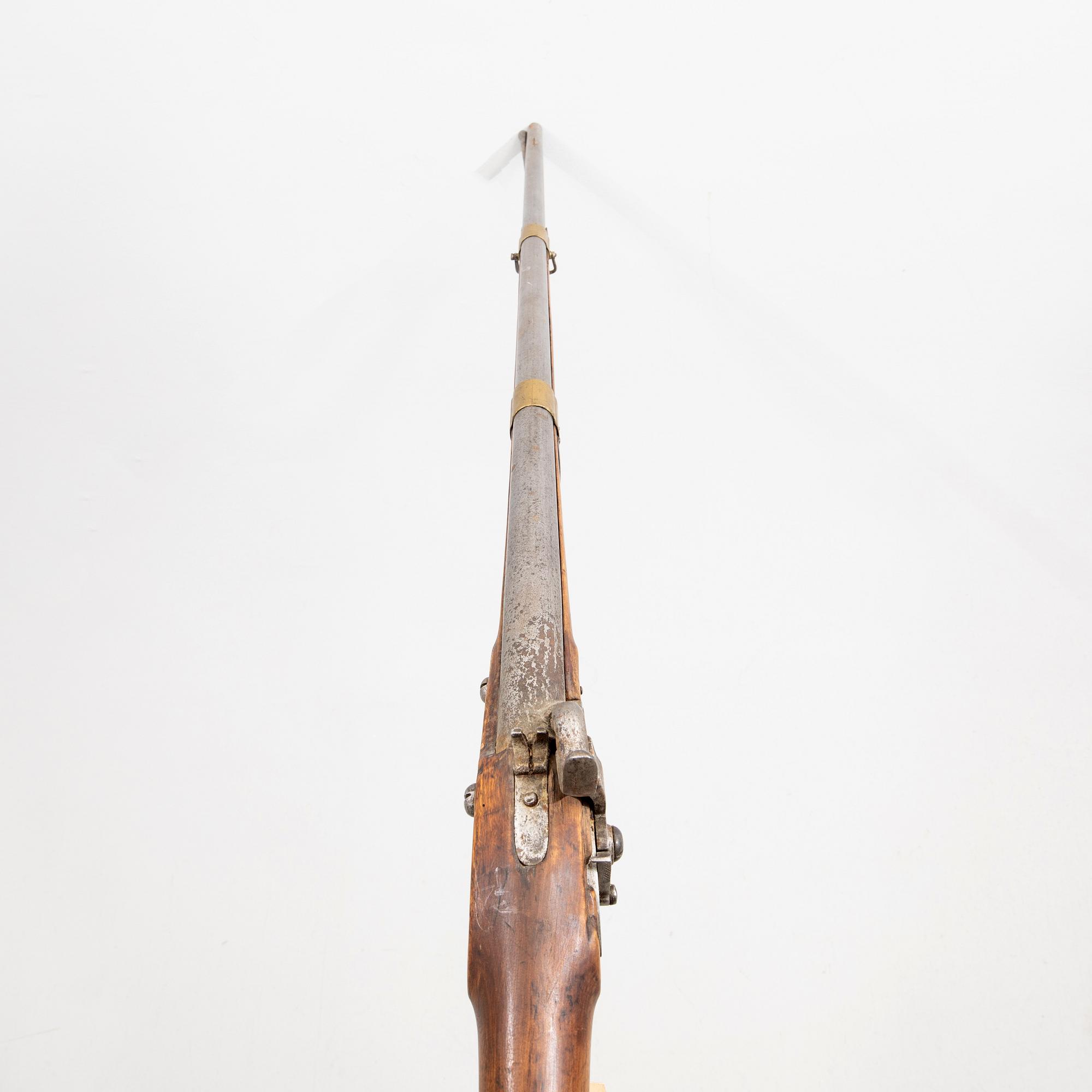 Lock rifle, Swedish, m/1815-45.
