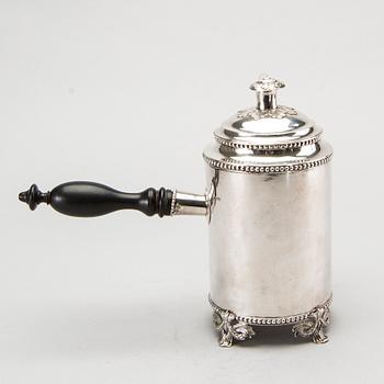LARS BIUGG kaffekanna silver Jönköping 1786 gustaviansk.